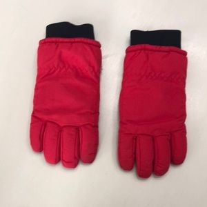 Lands' End Kids Red Winter Mittens